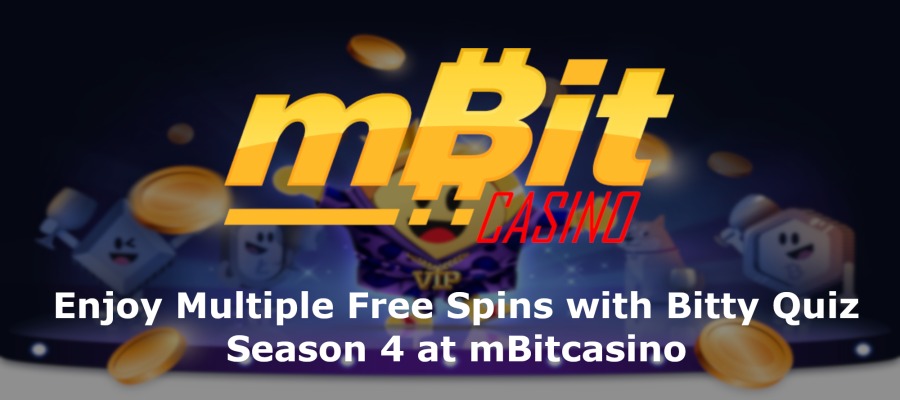 Enjoy Multiple Free Spins with Bitty Quiz Season 4 at mBitcasino