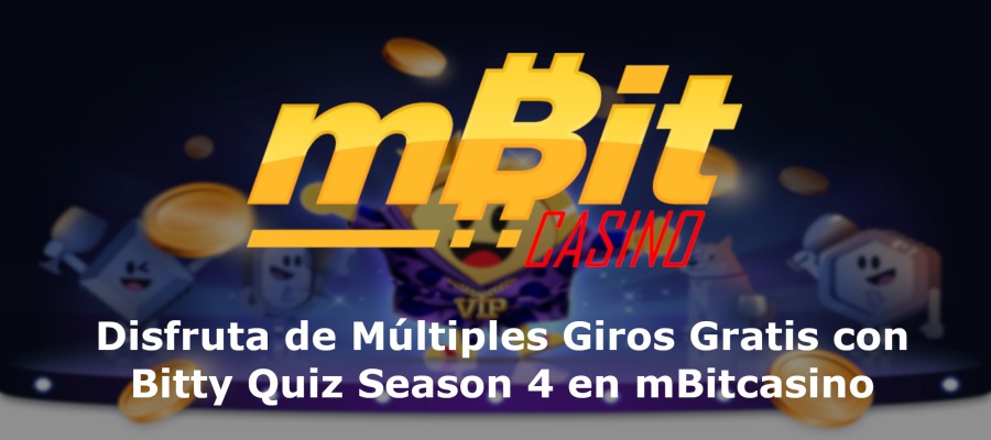 Disfruta de Múltiples Giros Gratis con Bitty Quiz Season 4 en mBitcasino