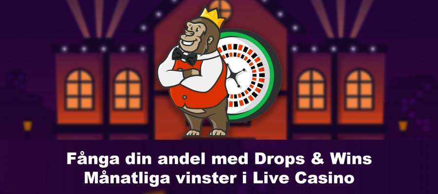 Ta Del av Ditt Öde i Drops & Wins Live Casino Månadsvinster!